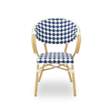 Technorattan Chair CAMILLO Blue