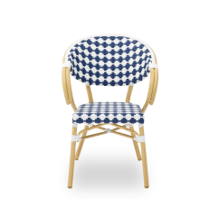 Technorattan Chair CAMILLO Blue