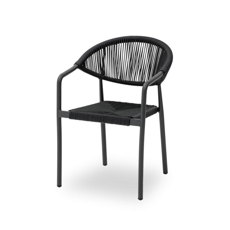 Technorattan Chair CESARE Anthracite