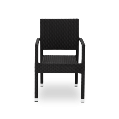 Technorattan Chair LEONARDO Dark Anthracite