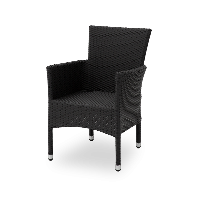 Technorattan Chair LORENZO Dark Anthracite