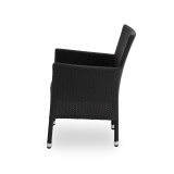 Technorattan Chair LORENZO Dark Anthracite