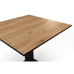 Table For Beer Garden CROSS COMFORT with HPL Tabletop 70x70 cm