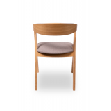 Wooden restaurant chair FUTURA ALL TAP