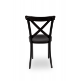 Wooden restaurant chair CROSS-BACK TRADITIONAL