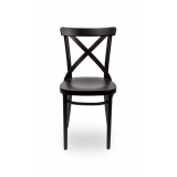 Wooden restaurant chair CROSS-BACK TRADITIONAL