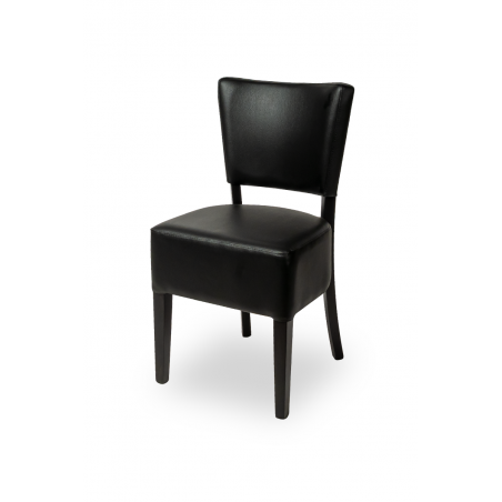 Wooden restaurant chair ELEGANT ALL TAP black