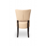 Wooden restaurant chair ELEGANT ALL TAP ecru