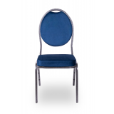 Banquet Chair HERMAN blue velvet