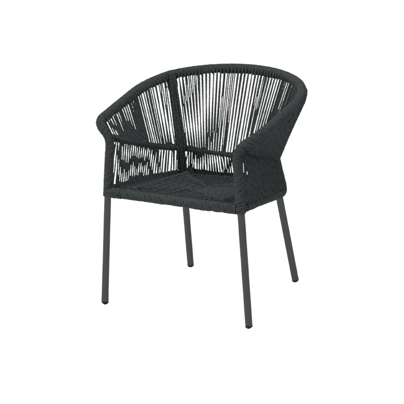 Technorattan Chair AUGUSTO Anthracite