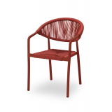 Technorattan Chair CESARE Red