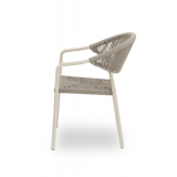 Technorattan Chair CESARE Light Grey