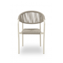 Technorattan Chair CESARE Light Grey