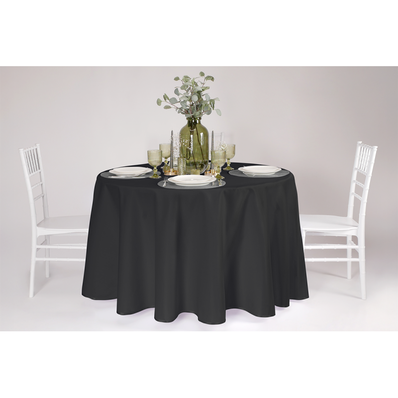 Tablecloth TB-100 fi260 cm black