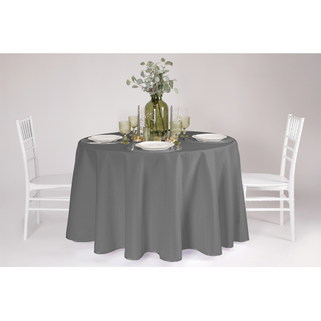 Tablecloth TB-200 fi320 cm light grey