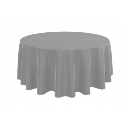 Tablecloth TB-100 fi260 cm light grey