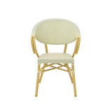 Technorattan Chair CAMILLO light green