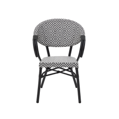 Technorattan Chair CAMILLO black