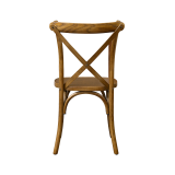 Wooden wedding chair CROSS-BACK WOOD dark rustic