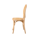 Wooden wedding chair PALACE natural whitewashed