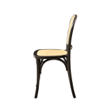 Wooden wedding chair PALERMO black