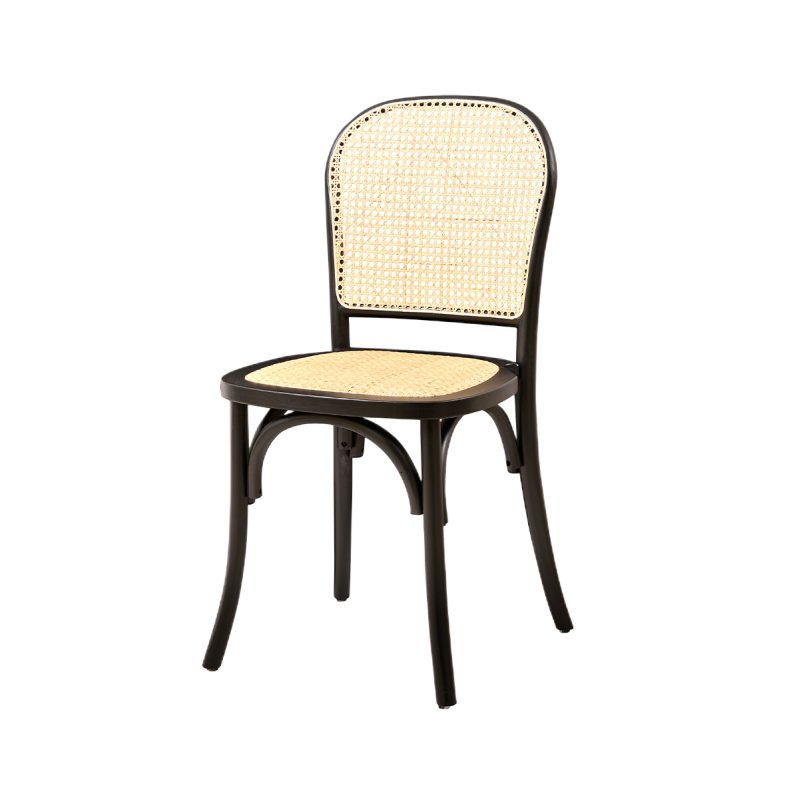 Wooden wedding chair PALERMO black