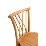 Wooden wedding chair VIENNA natural honey