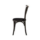 Wooden wedding chair VIENNA black