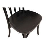 Wooden wedding chair VIENNA black