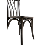 Wooden wedding chair VIENNA black