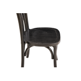 Wooden wedding chair VIENNA black