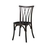 Wooden wedding chair VIENNA black