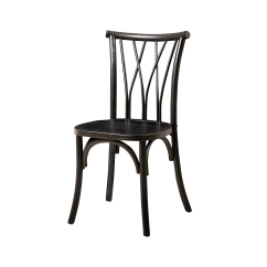 Wooden wedding chair VIENNA black