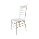 Wooden wedding chair TIFFANY white