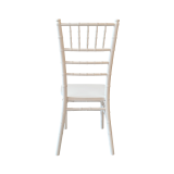 Wooden wedding chair TIFFANY white