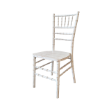 Wooden wedding chair TIFFANY white aged