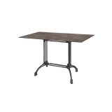 Beer Garden Table RUSTICAL DUO HPL tabletop