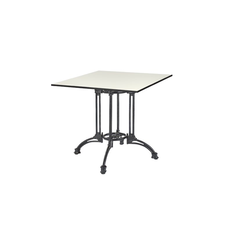 Beer Garden Table RUSTICAL QUATTRO HPL tabletop
