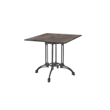 Beer Garden Table RUSTICAL QUATTRO HPL tabletop
