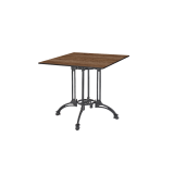 Beer Garden Table RUSTICAL QUATTRO HPL tabletop
