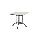 Beer Garden Table RUSTICAL QUATTRO HPL tabletop