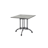 Beer Garden Table RUSTICAL QUATTRO HPL tabletop