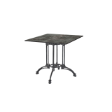 Beer Garden Table RUSTICAL QUATTRO HPL tabletop