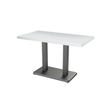 Bistro Table IMPERIO DUO veneered tabletop