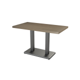 Bistro Table IMPERIO DUO veneered tabletop