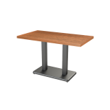 Bistro Table IMPERIO DUO veneered tabletop