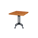 Bistro Table RUSTICAL veneered tabletop