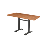 Bistro Table CARVO DUO veneered tabletop