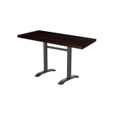 Bistro Table CARVO DUO veneered tabletop