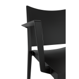 Café Chair GOMERA FULL GRAND black